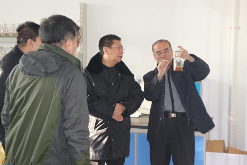 省科技廳領導科技創新工作組來我公司調研